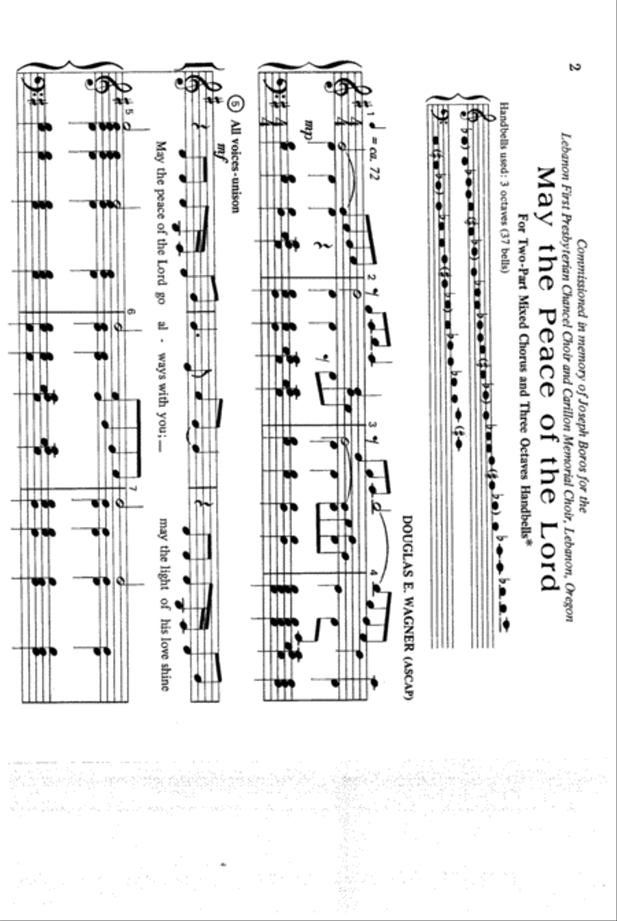 May the Peace of the Lord 3-Octaves scores gallery preview page 9
