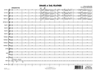Shake a Tail Feather (arr. John Wasson) - Conductor Score (Full Score)