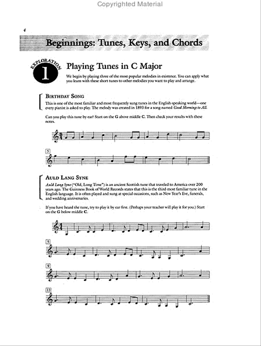 Chord Play 1 Piano Solo scores gallery preview page 2