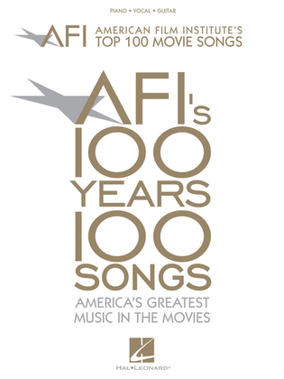 Book cover for American Film Institute's 100 Years, 100 Songs