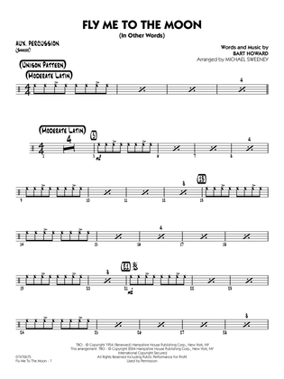 Fly Me To The Moon (In Other Words) (arr. Michael Sweeney) - Aux Percussion