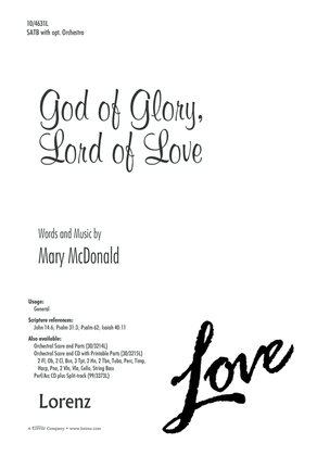 God of Glory, Lord of Love