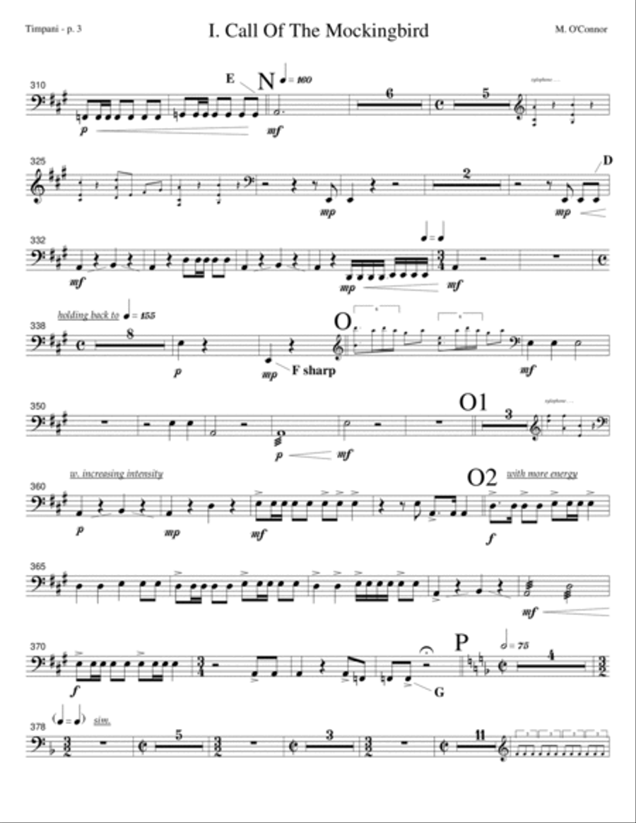 Three Pieces For Violin and Orchestra 
