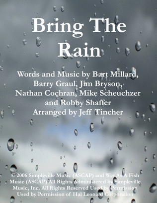 Book cover for Bring The Rain