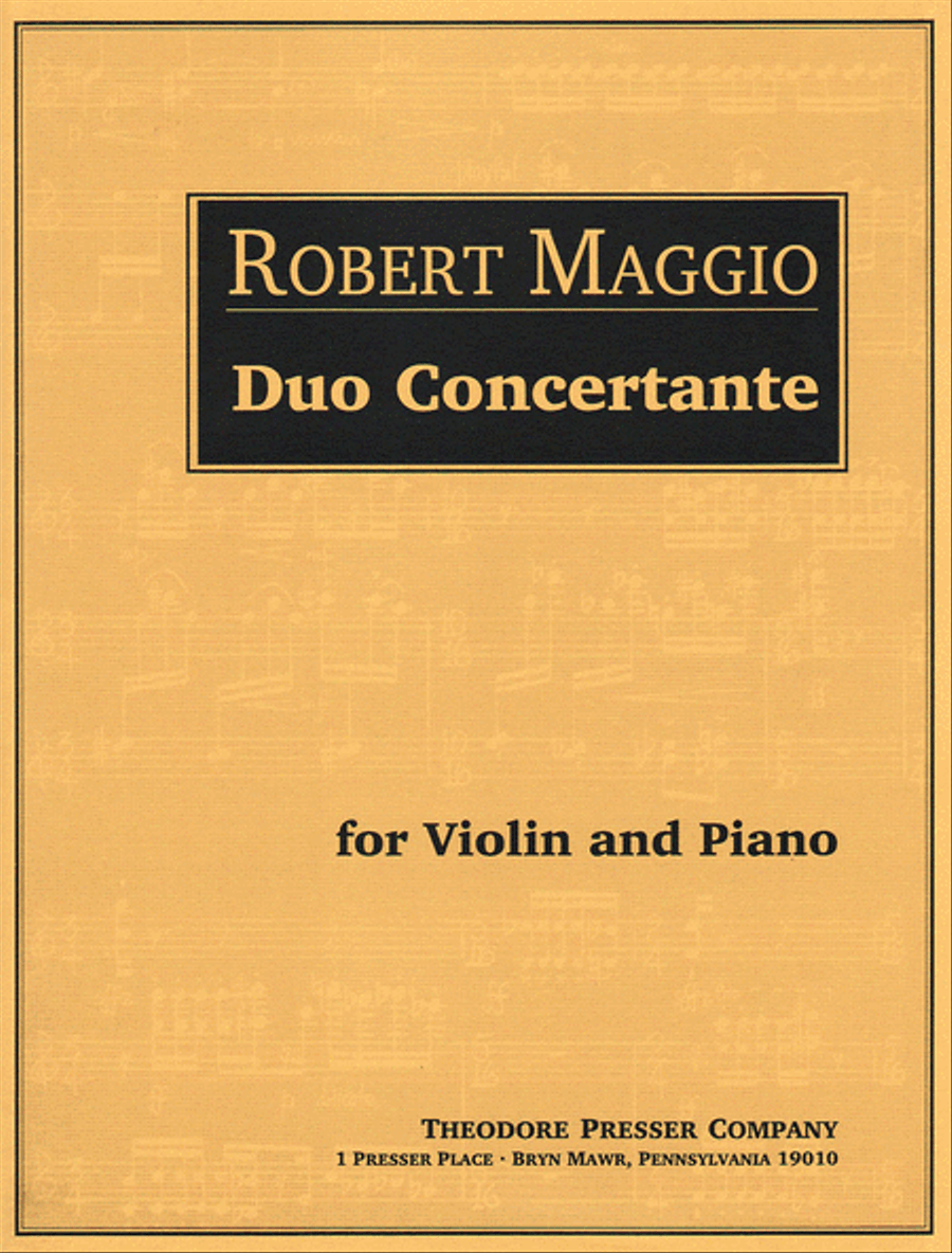 Duo Concertante Violin Solo scores gallery preview page 1