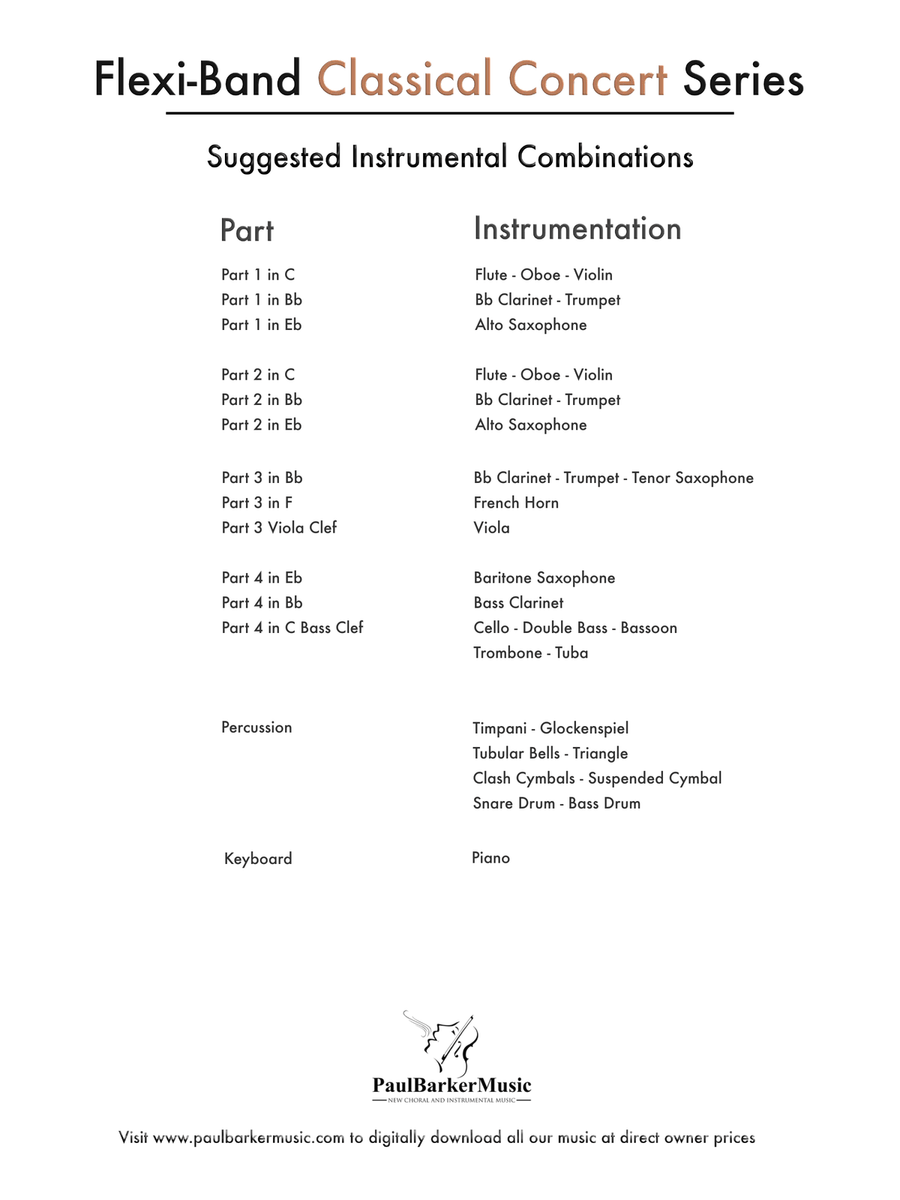 Pastoral Symphony (Flexible Instrumentation) Concert Band scores gallery preview page 3