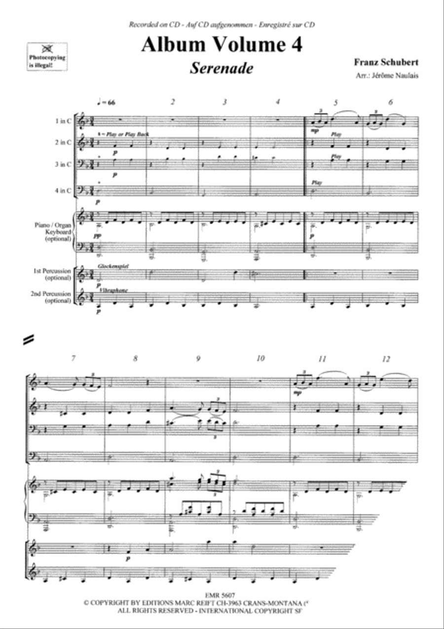 Album Volume 4 Brass Ensemble scores gallery preview page 3
