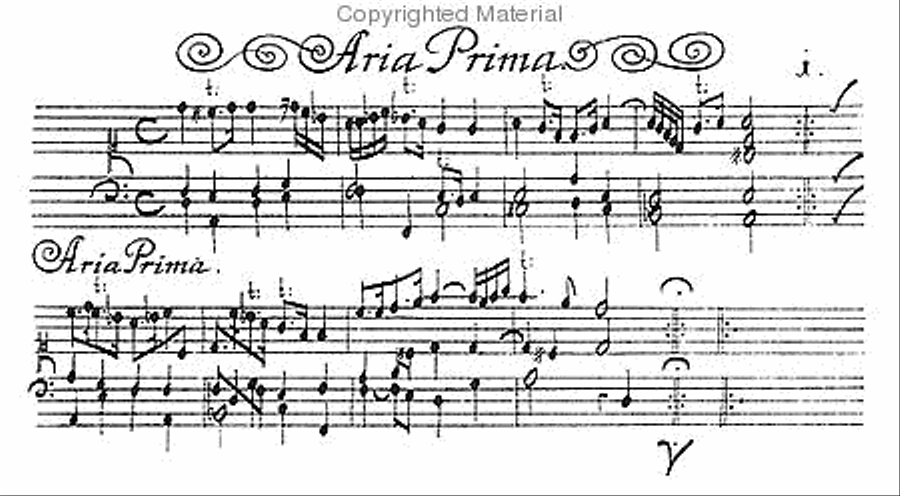 Hexacordum apollinis (Six arias followed by variations, for the organ or the harpsichord) Harpsichord scores gallery preview page 3