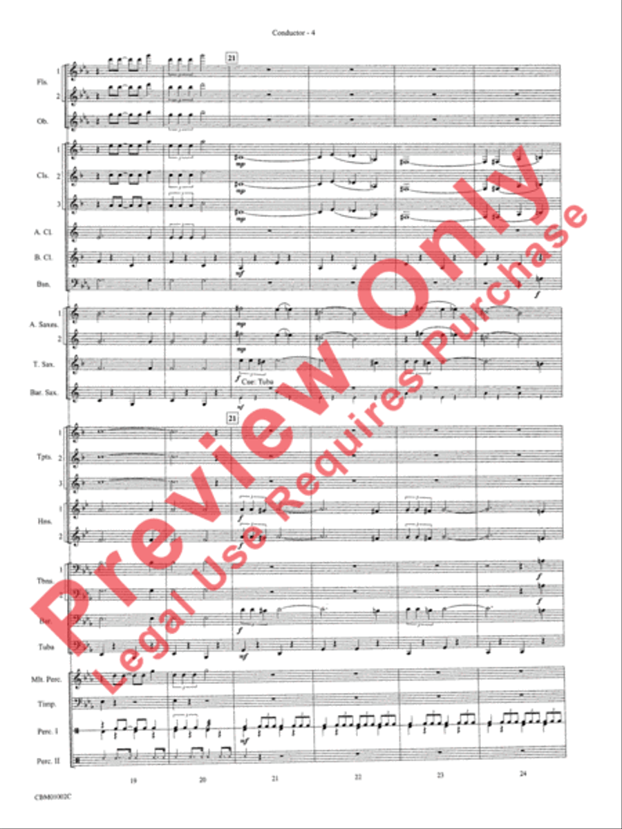 Chicago! (from the Musical Chicago!) Concert Band scores gallery preview page 7