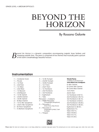 Beyond the Horizon: Score