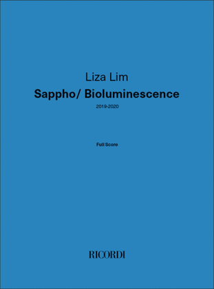 Book cover for Sappho/Bioluminescence