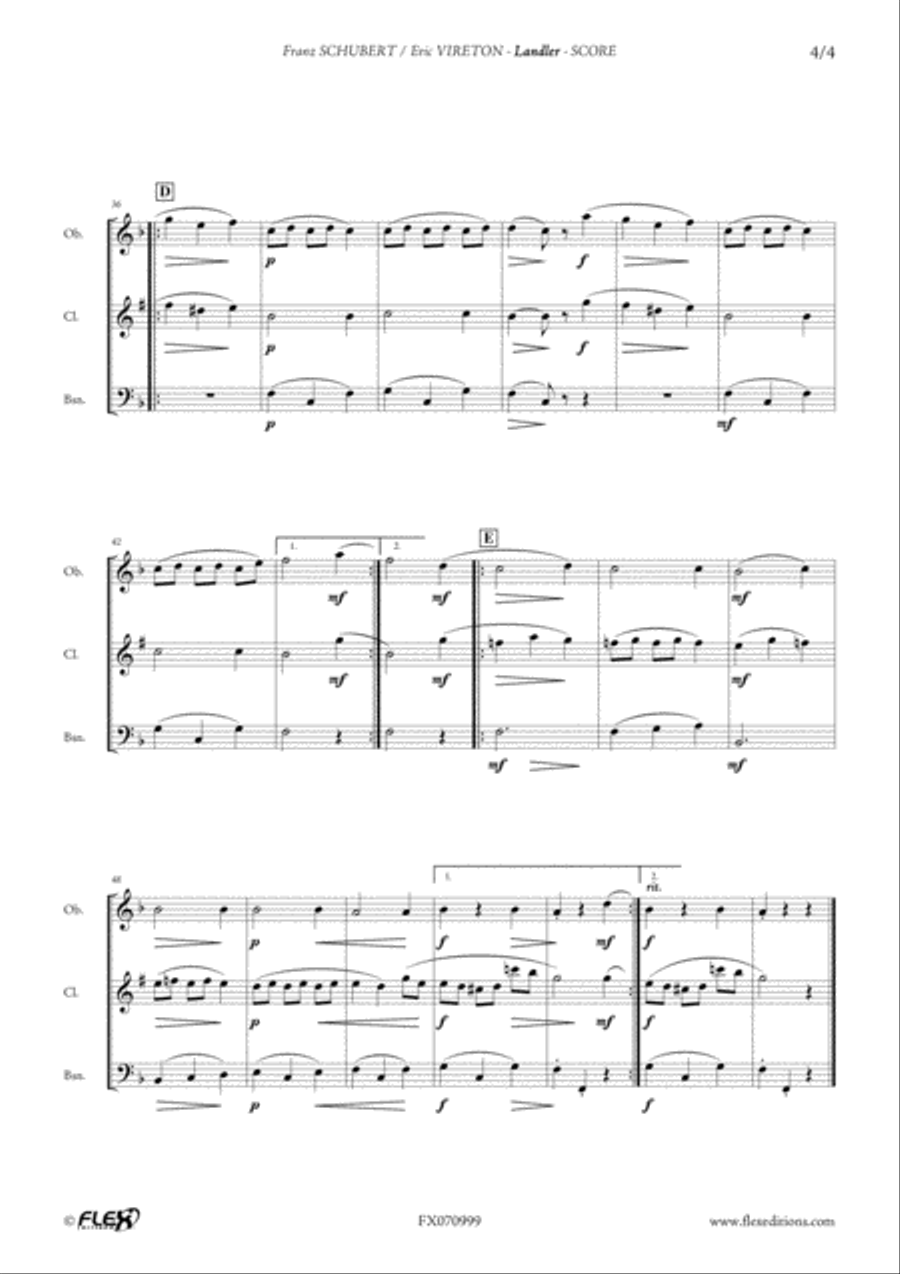 Landler Bassoon scores gallery preview page 4