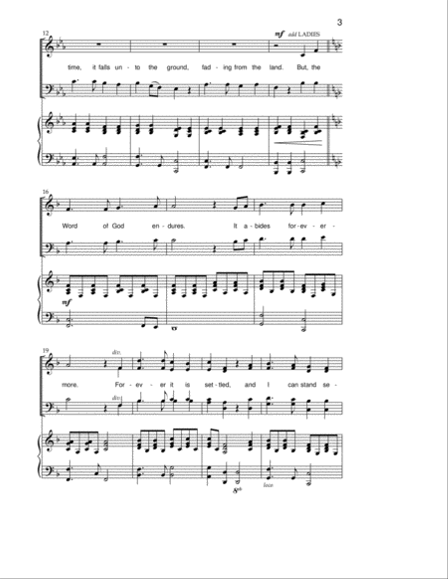Every Word Of God 4-Part scores gallery preview page 2