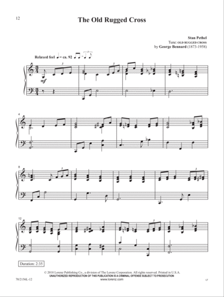 Blessed Redeemer Piano Solo scores gallery preview page 6
