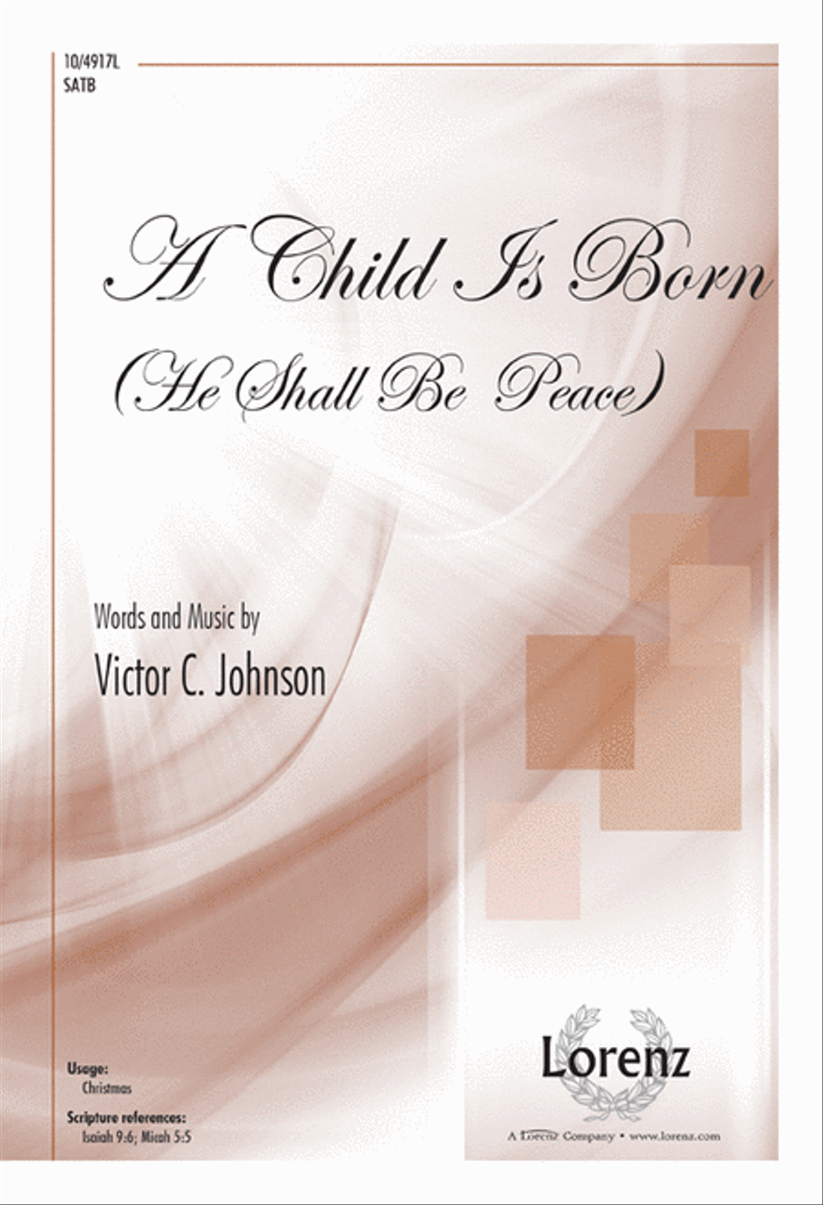 A Child Is Born 4-Part scores gallery preview page 1