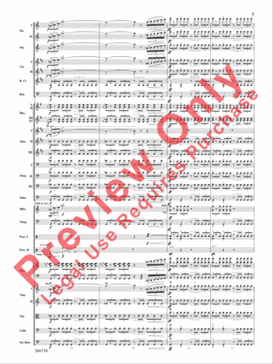 Superman Returns, Concert Selections from Full Orchestra scores gallery preview page 6