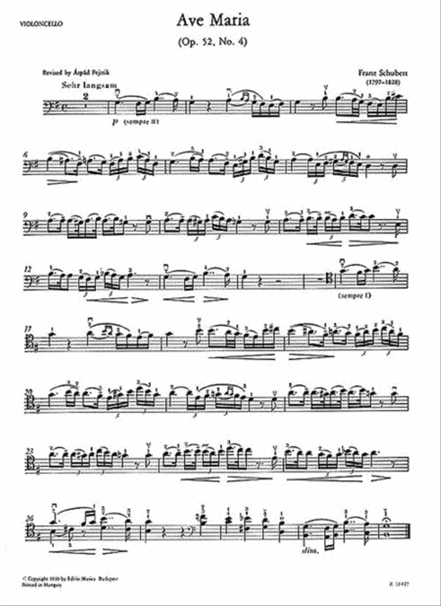 Ave Maria, Op. 52, No. 4 Piano Accompaniment scores gallery preview page 2