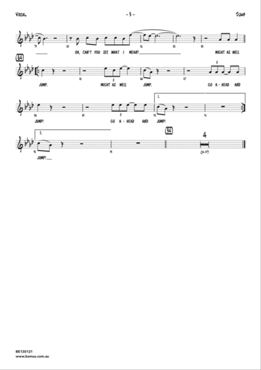 Jump Jazz Ensemble scores gallery preview page 6