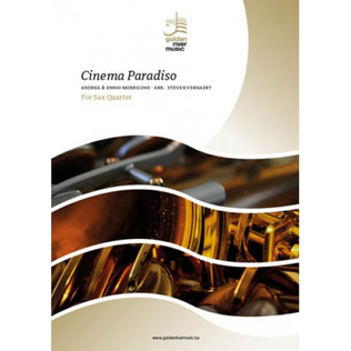 Book cover for Cinema Paradiso - sax quartet
