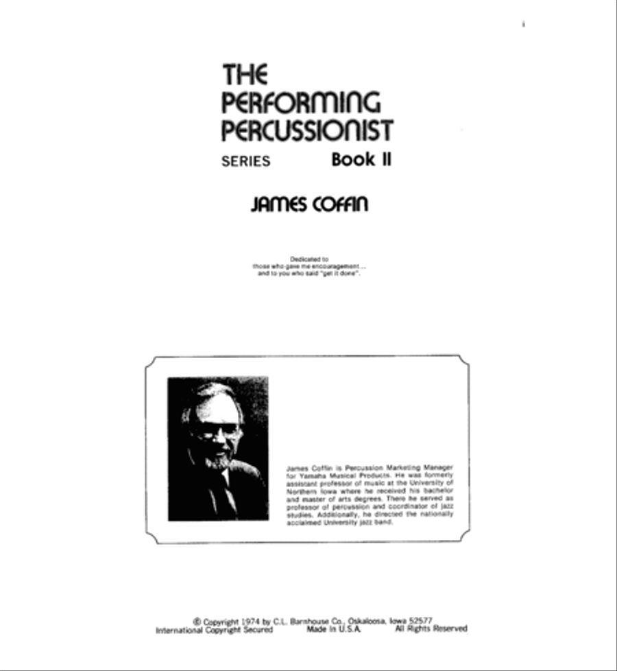 The Performing Percussionist - Book 2 Percussion scores gallery preview page 2