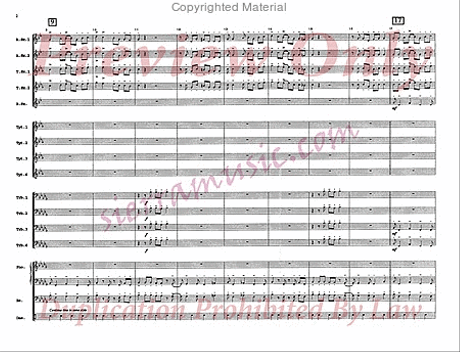 Shadrack Big Band scores gallery preview page 3