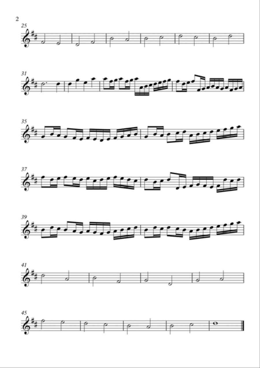 Ten Easy Songs - For Violin Violin Solo scores gallery preview page 6