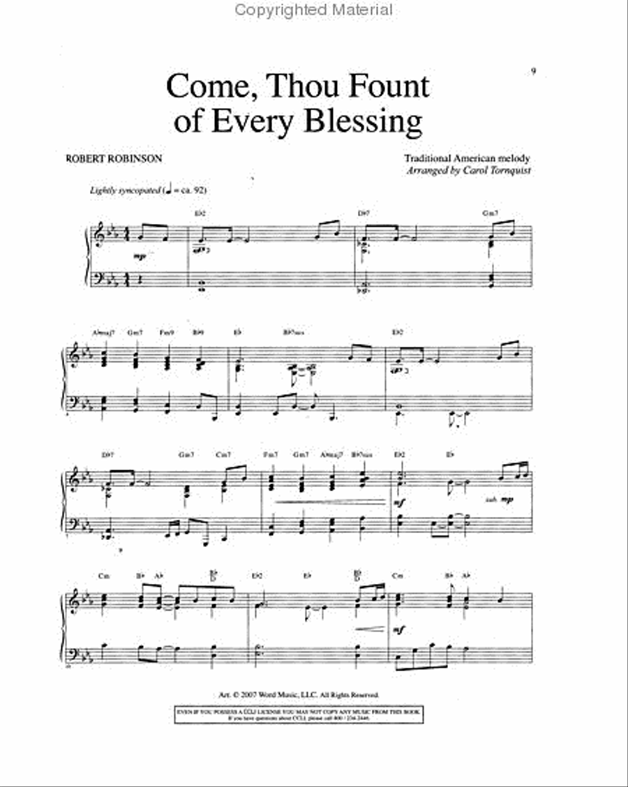 33 Contemporary Hymns V2 - Piano Folio Piano Solo scores gallery preview page 3