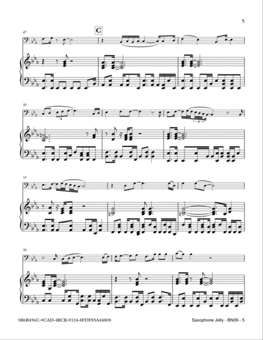 Saxophone Jelly Saxophone Jelly Bassoon scores gallery preview page 5
