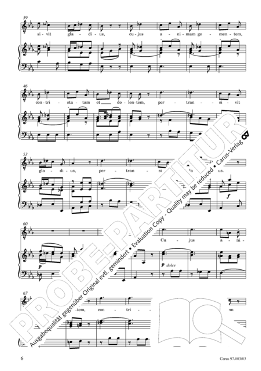 Stabat mater Stabat mater 4-Part scores gallery preview page 7