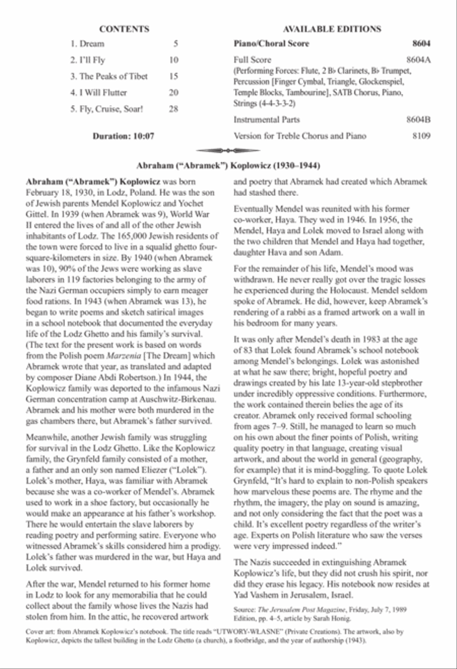 Dream 4-Part scores gallery preview page 2