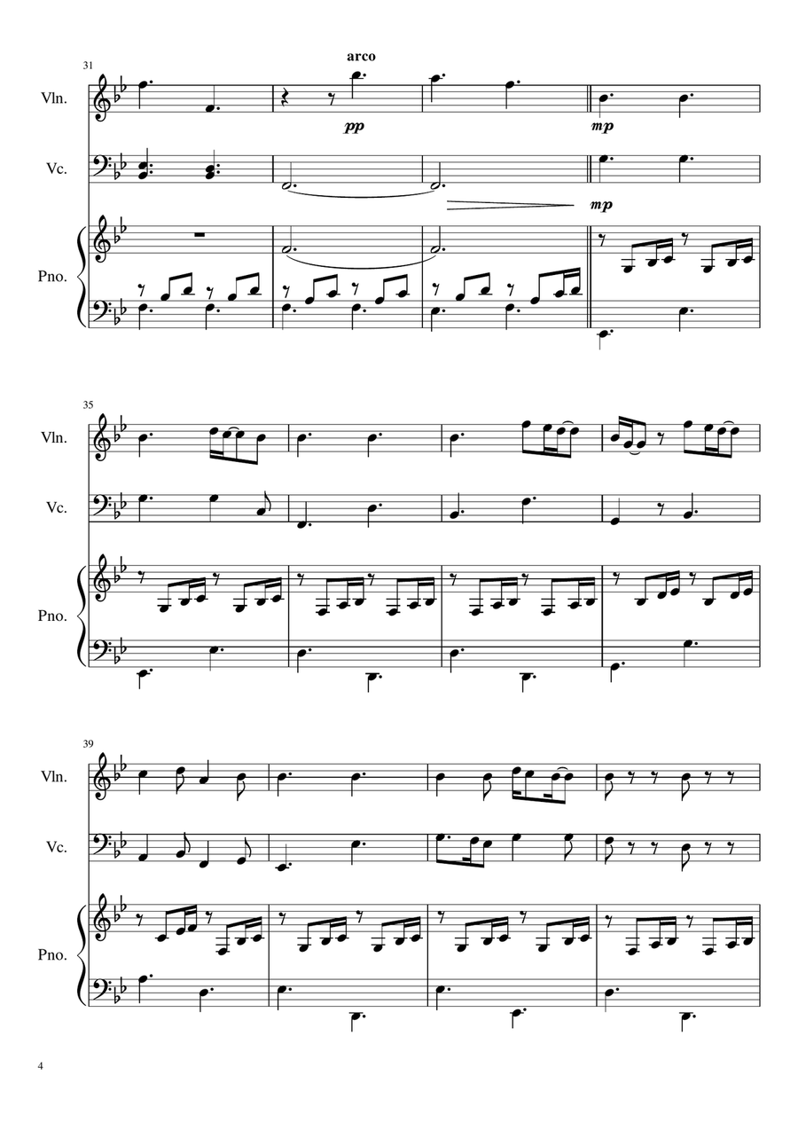 A Thousand Years A Thousand Years Chamber Orchestra scores gallery preview page 5