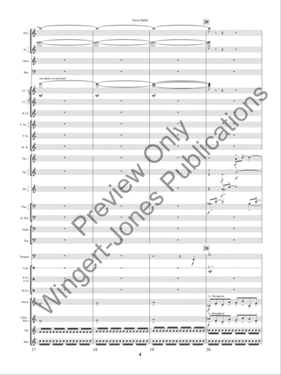 Nova Stella Concert Band scores gallery preview page 7