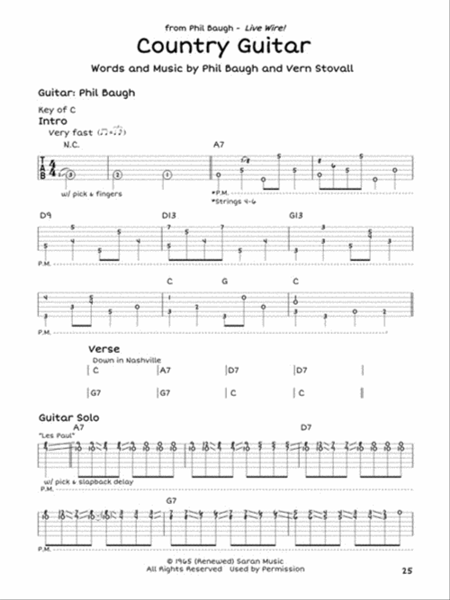 Bootleg Country Guitar Tabs Electric Guitar scores gallery preview page 4