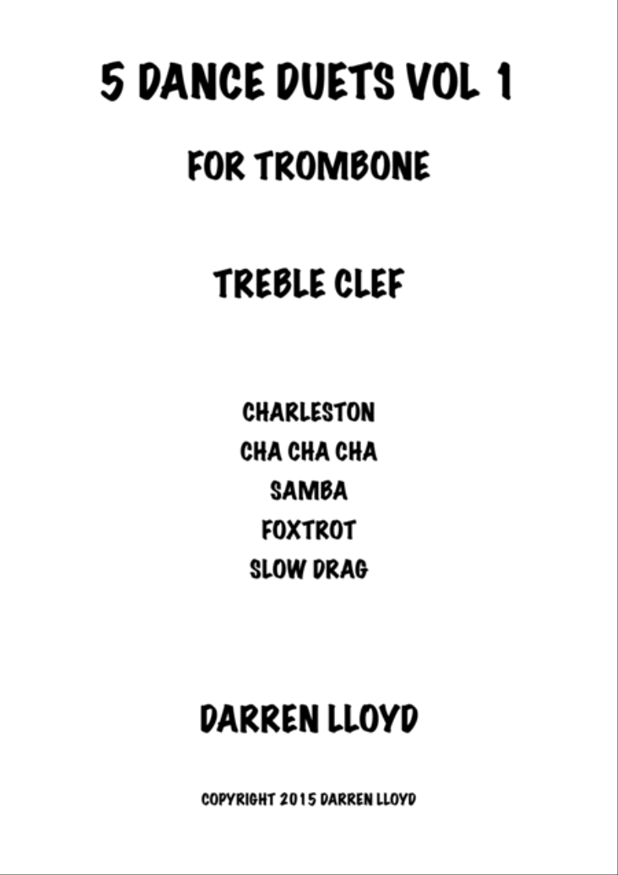 Trombone Duets Vol 1 Brass Duet scores gallery preview page 1