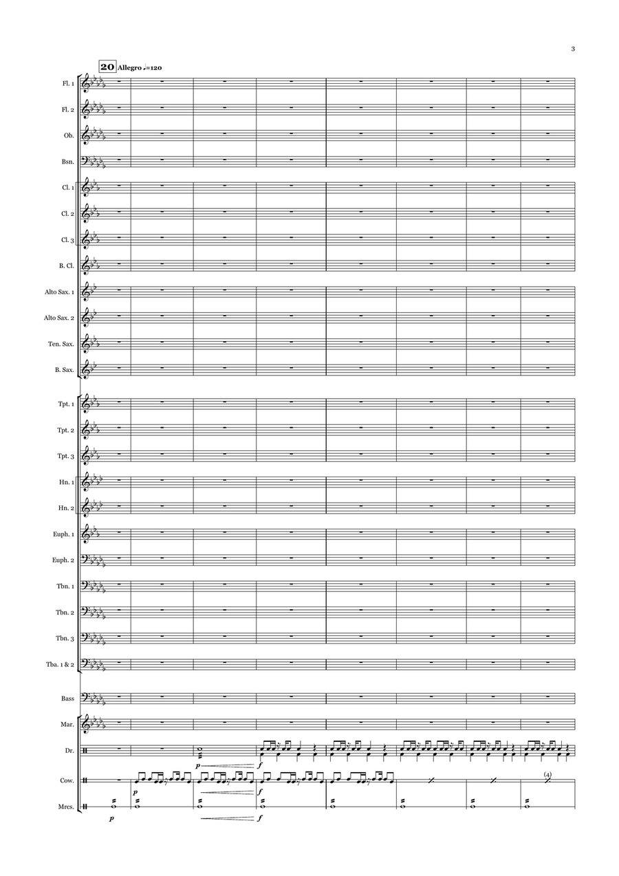 Carnaval De Paris Concert Band scores gallery preview page 5