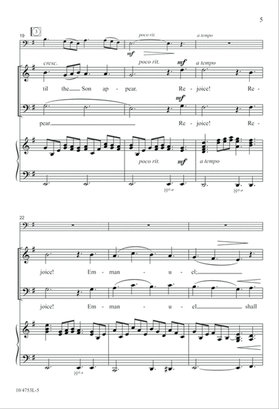 Emmanuel, Expected Jesus 2-Part scores gallery preview page 5