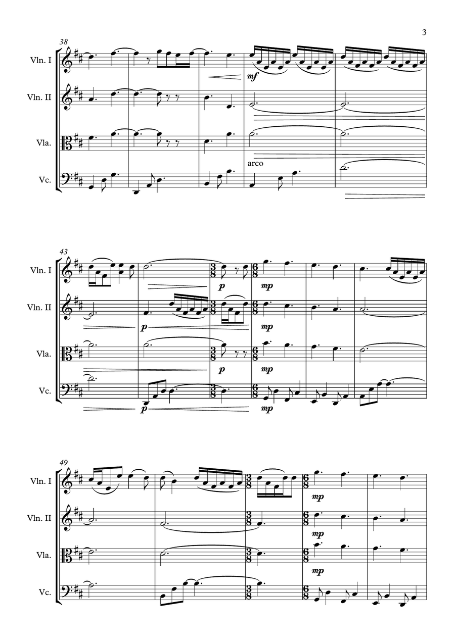 I Get To Love You I Get To Love You String Quartet scores gallery preview page 3