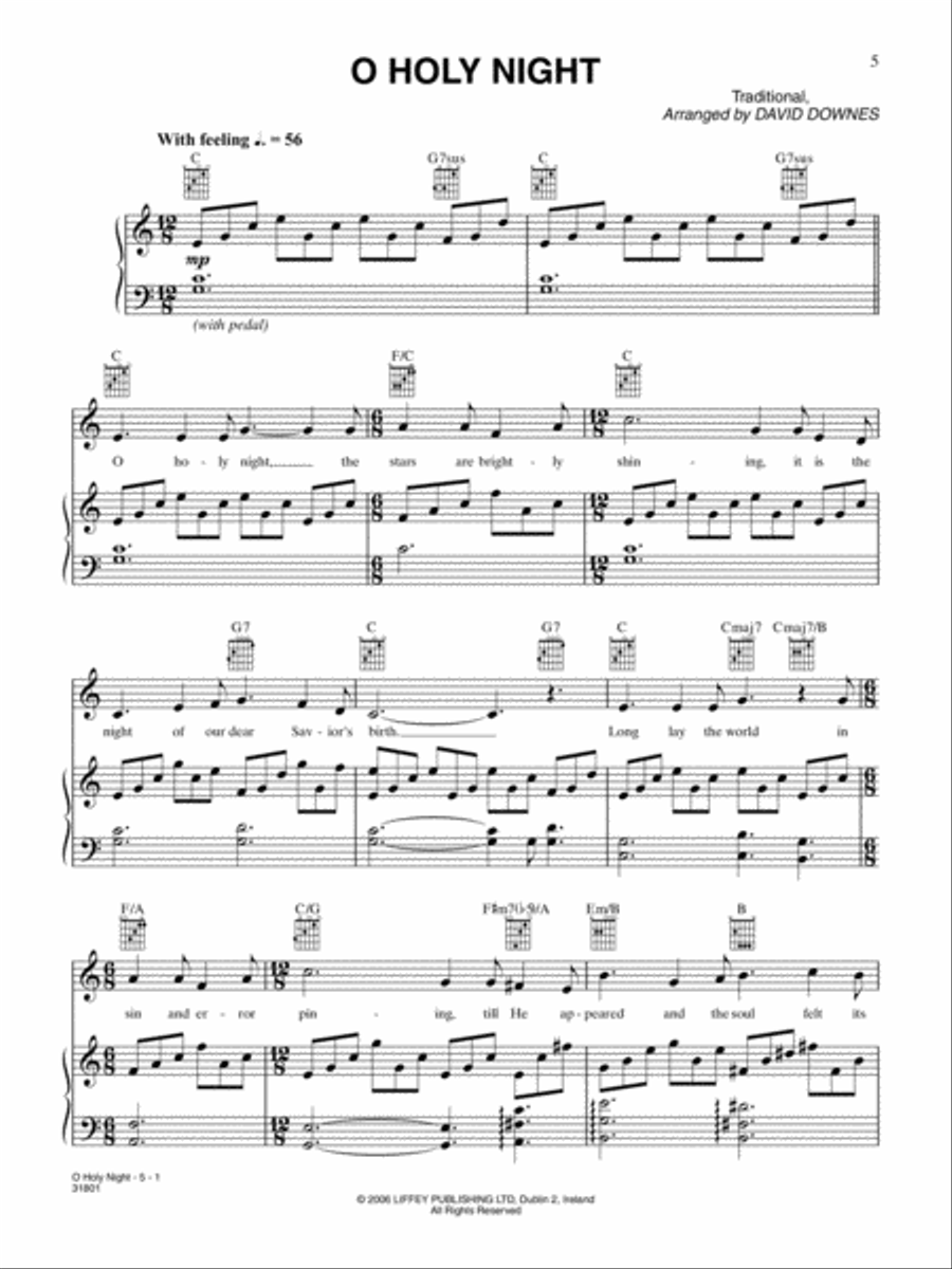 Celtic Woman -- A Christmas Celebration Piano, Vocal, Guitar scores gallery preview page 3