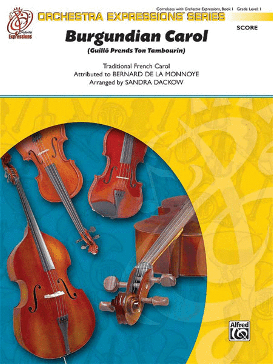 Burgundian Carol (Guillo Prends Ton Tambourin) String Orchestra scores gallery preview page 1