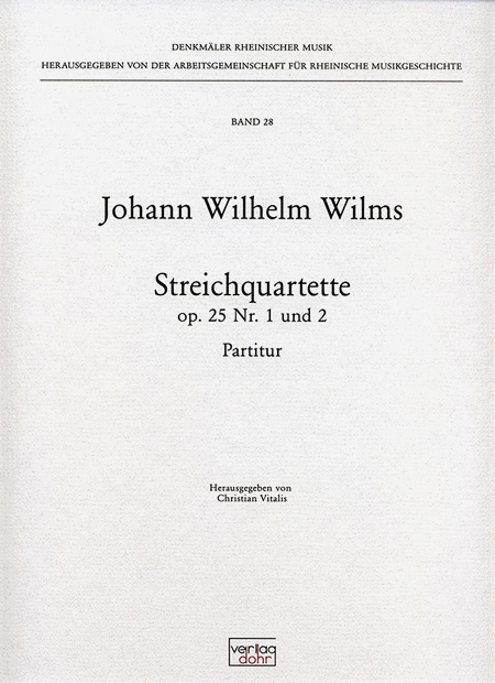 Streichquartette op. 25