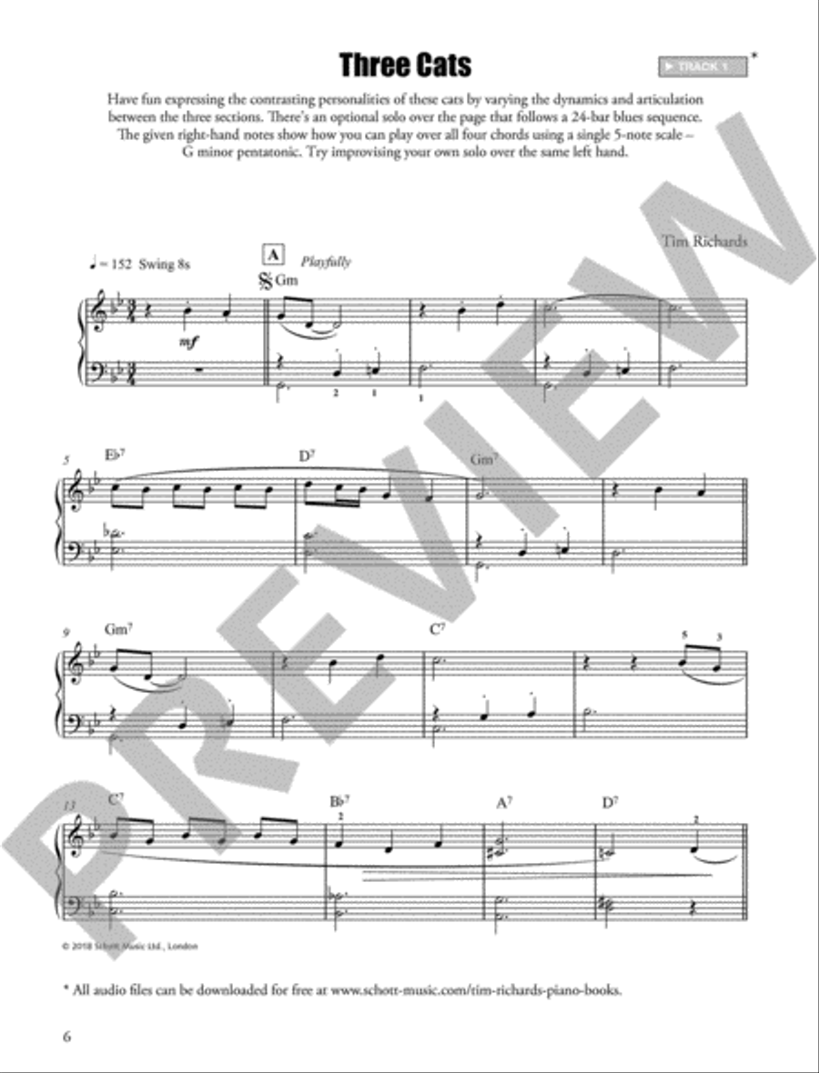 Jazz, Latin and Modern Collection Piano Solo scores gallery preview page 2