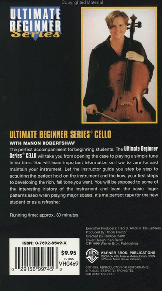 Ultimate Beginner Series - Cello (VHS)