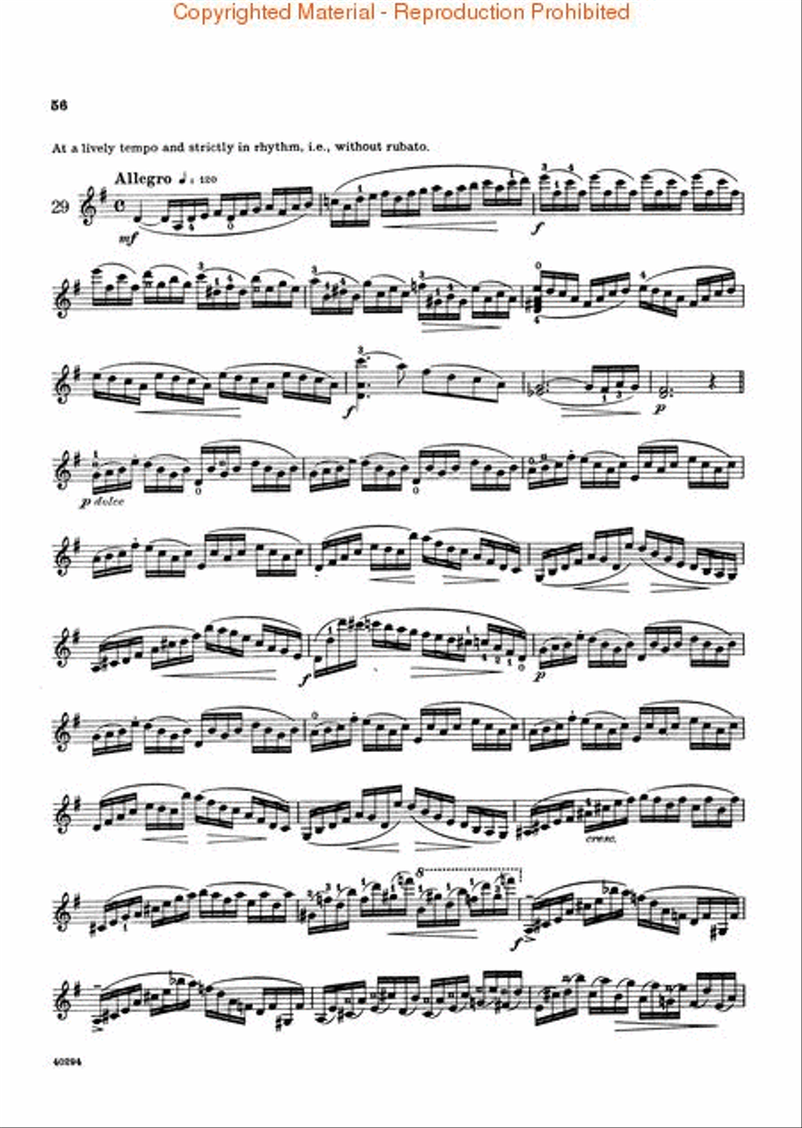 First 30 Concert Studies, Op. 123 Violin Solo scores gallery preview page 4