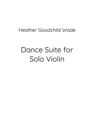 Dance Suite for Solo Violin