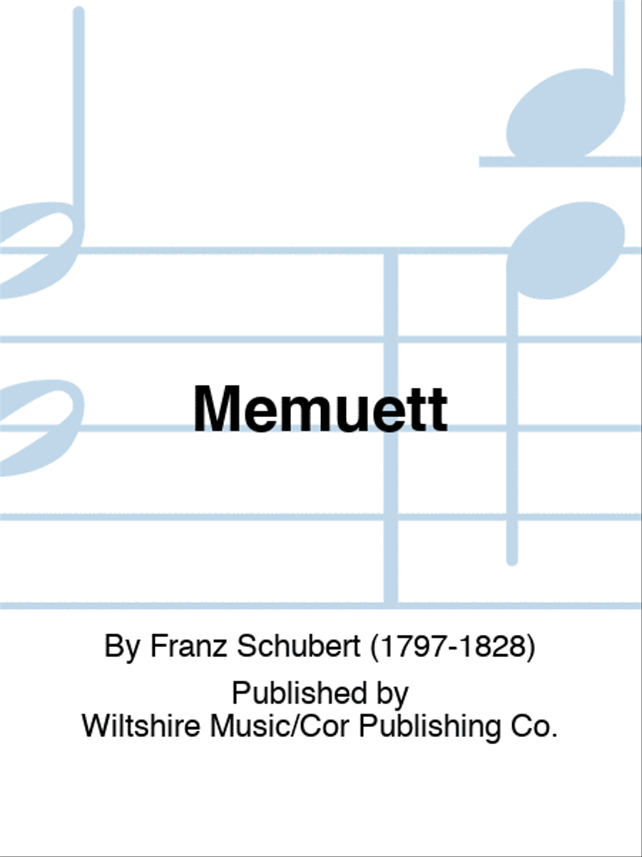 Memuett Piano Accompaniment scores gallery preview page 1
