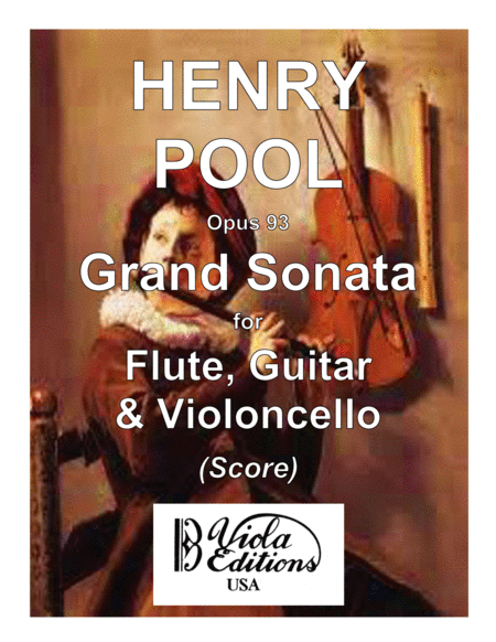 Grand Sonata for Flute Guitar & Cello (Score) image number null