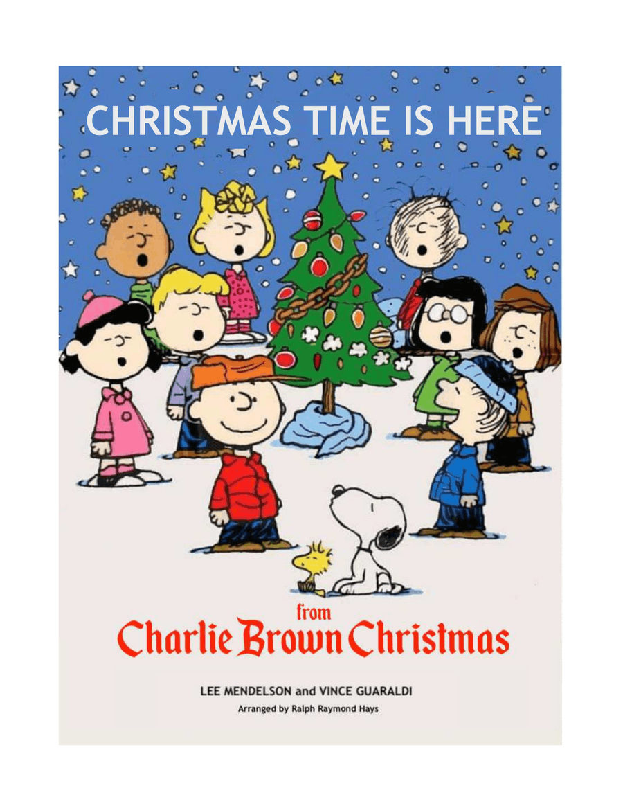 Christmas Time Is Here Piano scores gallery preview page 1