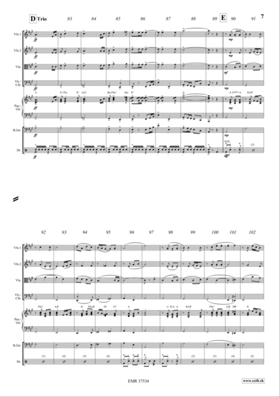 Celebration March Cello scores gallery preview page 6