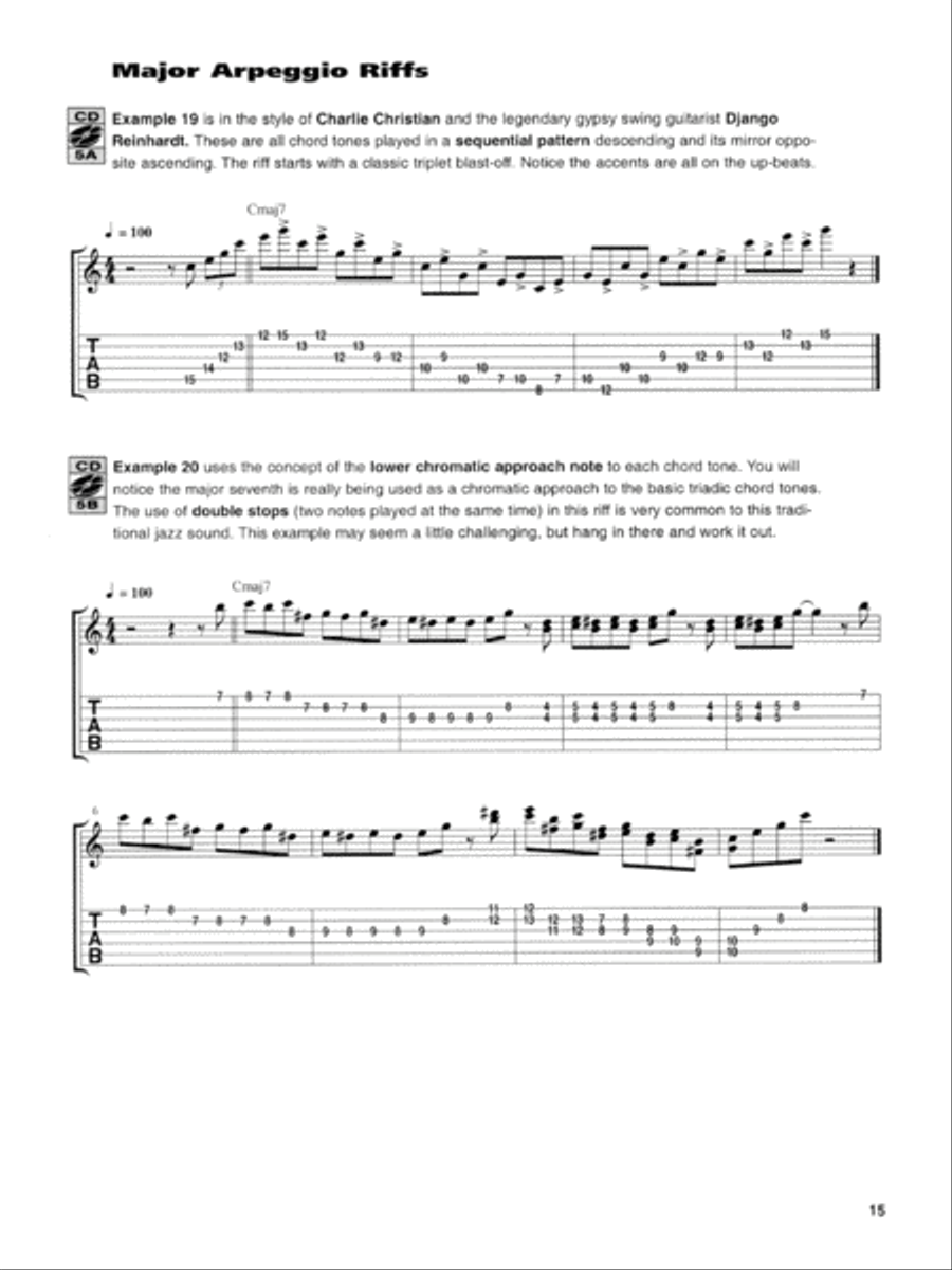 21st Century Pro Method - Jazz Guitar - Swing to Bebop (Book/CD) image number null