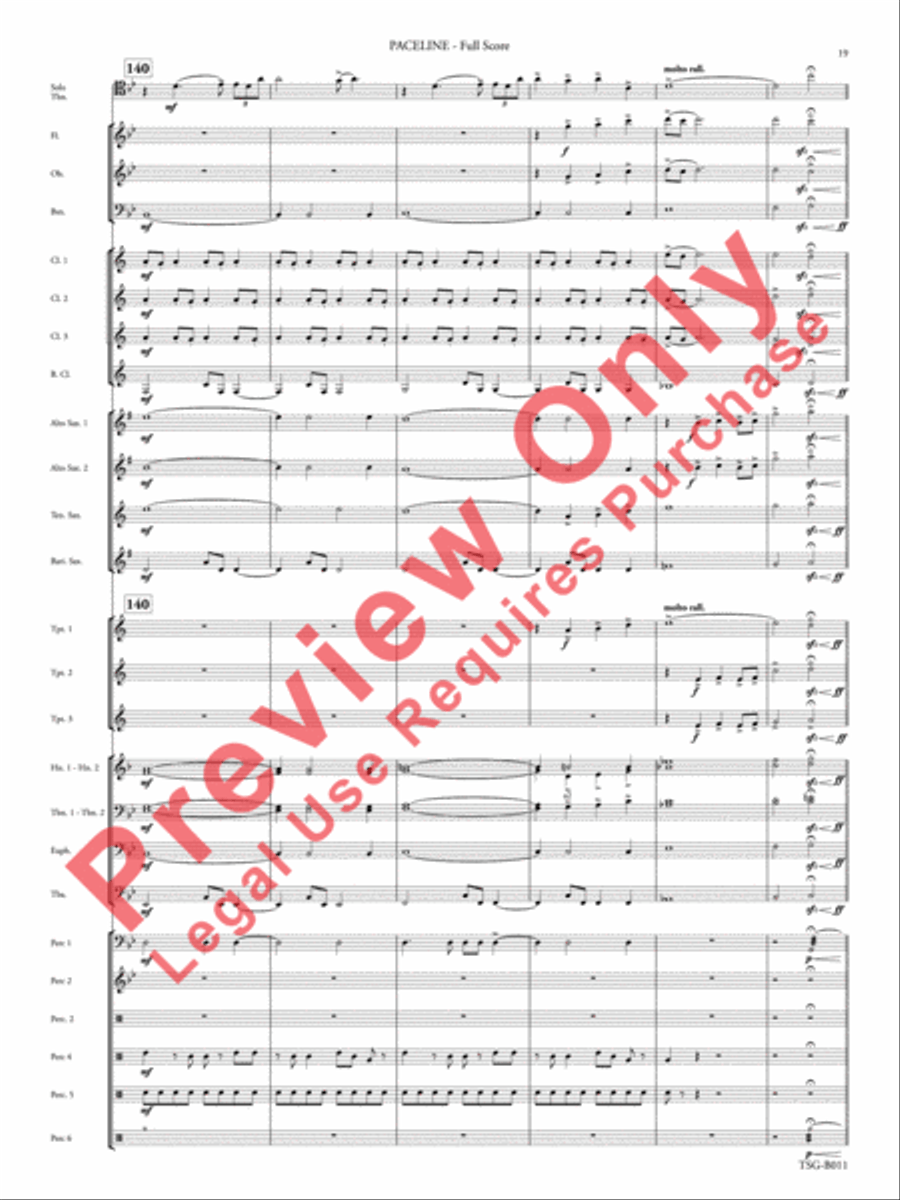 Paceline Concert Band scores gallery preview page 20